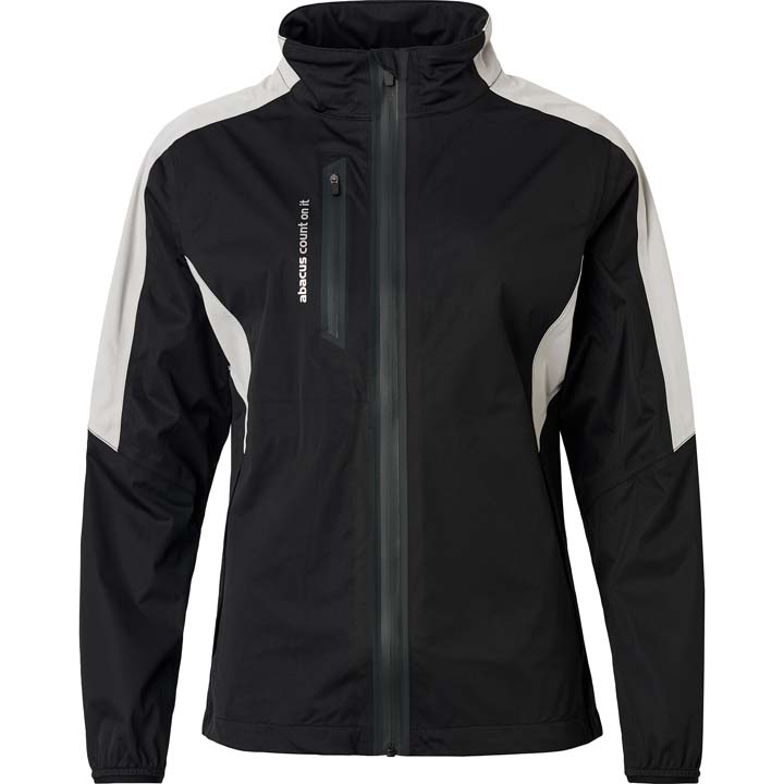 Lds Bounce rainjacket - black/lt grey in the group WOMEN / Rainwear at Abacus Sportswear (2080677)