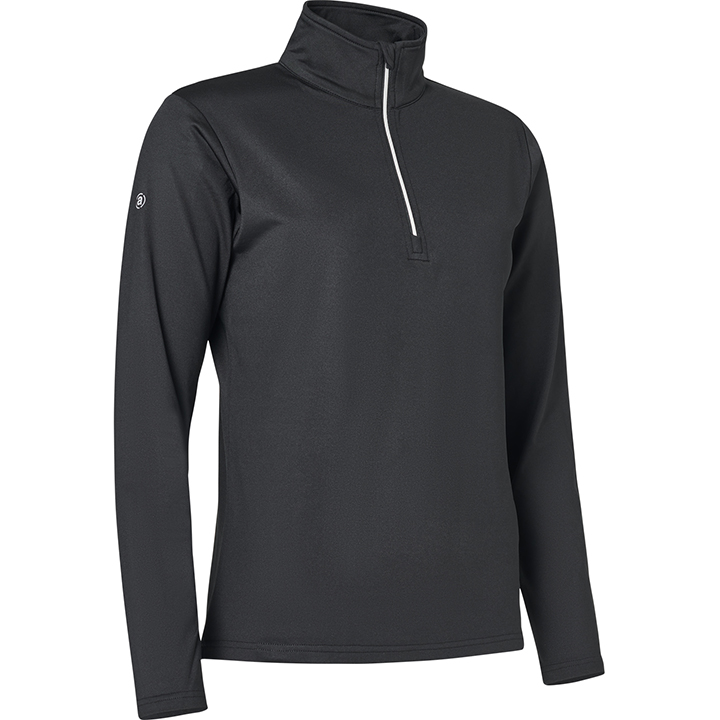 Lds Dunbar halfzip fleece - black in the group WOMEN / All clothing at Abacus Sportswear (2370600)