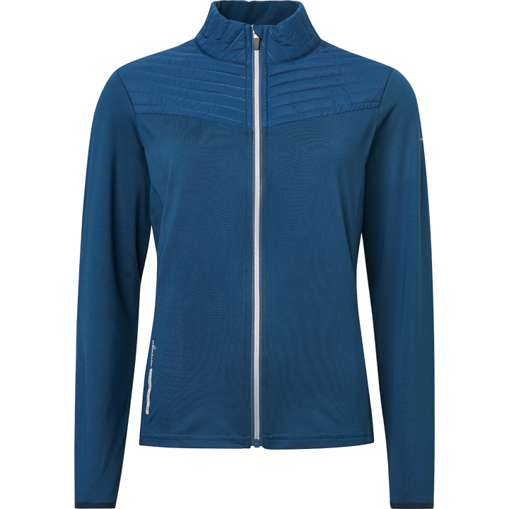 Lds Gleneagles thermo midlayer - peacock blue in the group WOMEN / All clothing at Abacus Sportswear (2381563)