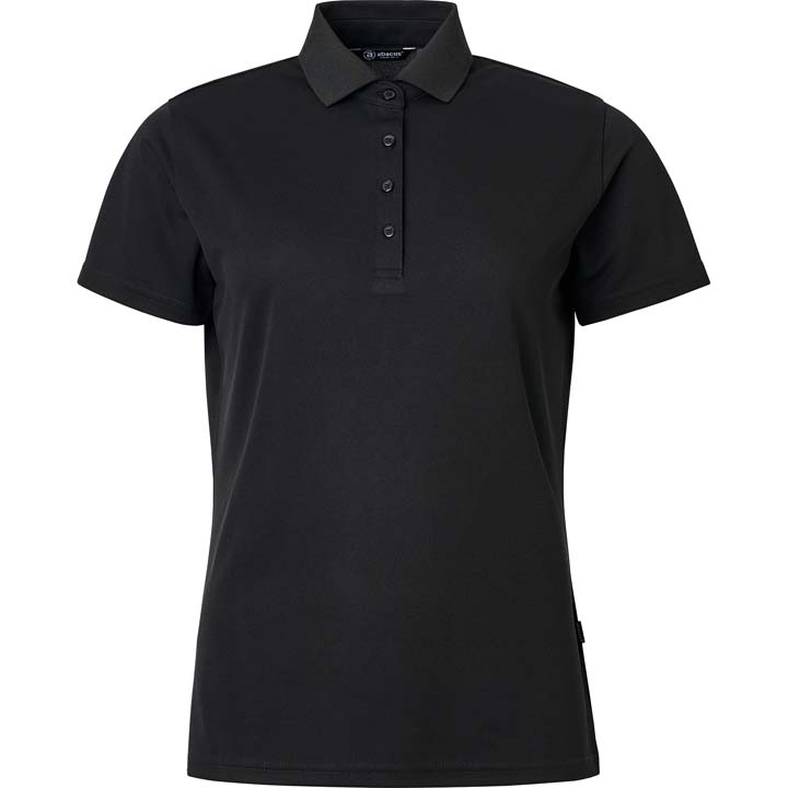 Lds Cray drycool polo - black in the group WOMEN / All clothing at Abacus Sportswear (2724600)