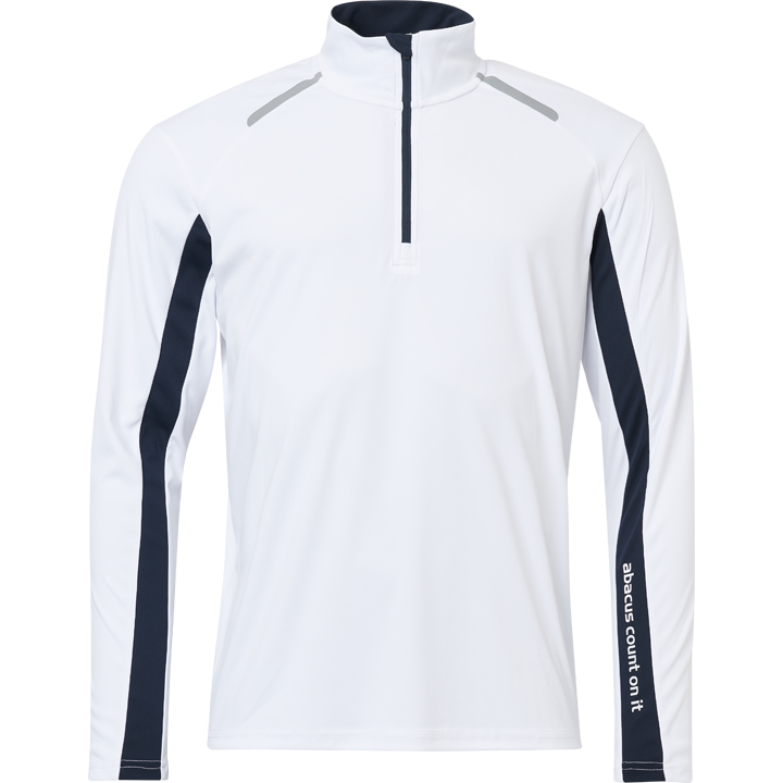 Mens Cypress longsleeve - white/navy in the group MEN at Abacus Sportswear (6740193)