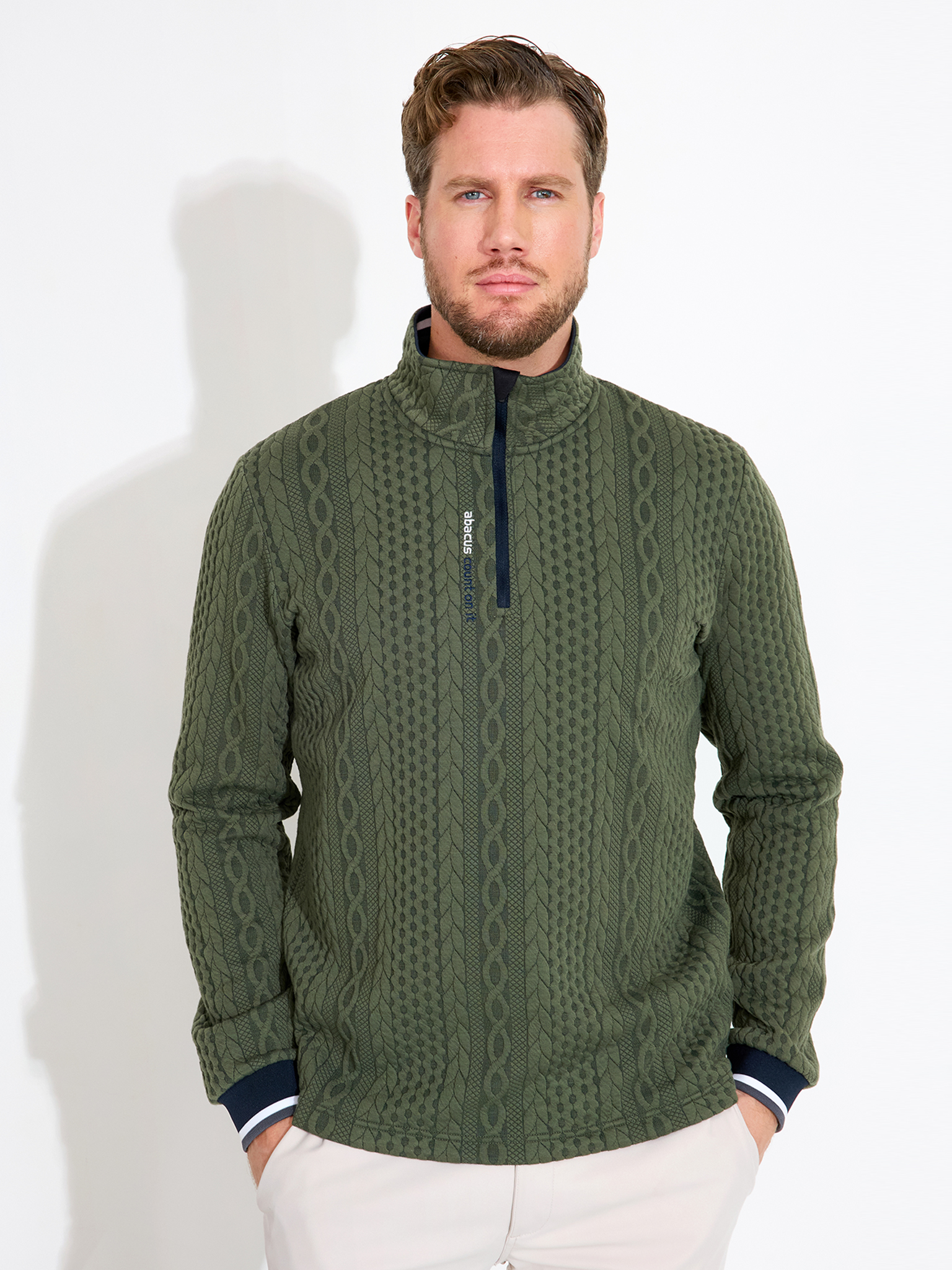 Mens Woburn midlayer - forest